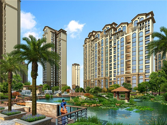 小区景观设计图片 小区景观设计图片