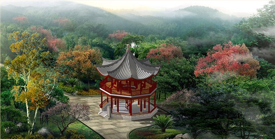 园林景观中亭的艺术功能图片 园林景观中亭的艺术功能图片