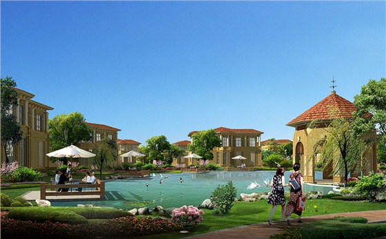 小区园林景观设计图片 小区园林景观设计图片