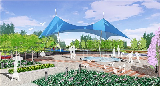 德庆县市政中心广场景观方案设计广场1