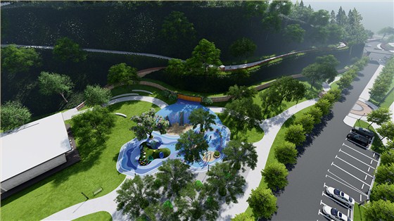 小区园林空间布局图2