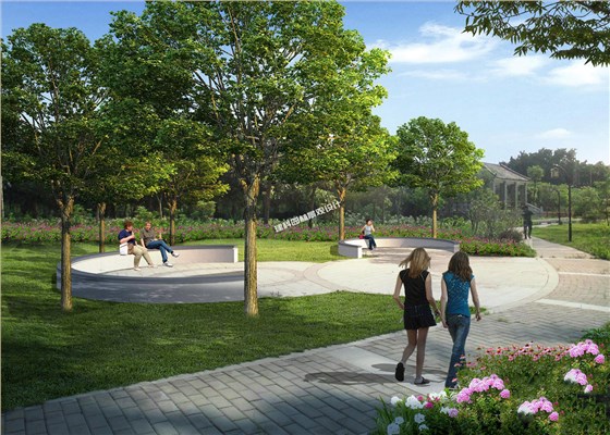 细涌尾凉棚周边道路、小桥、绿化及新厅升级改造2