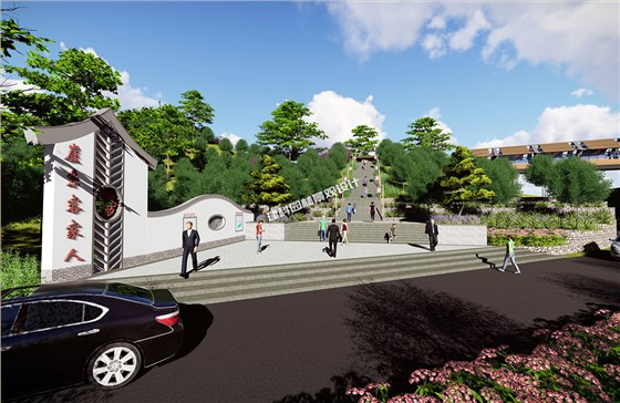 美丽圩镇规划设计效果图1