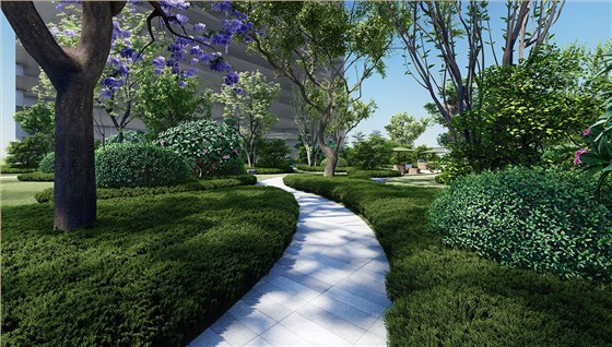 地产园林景观设计效果图