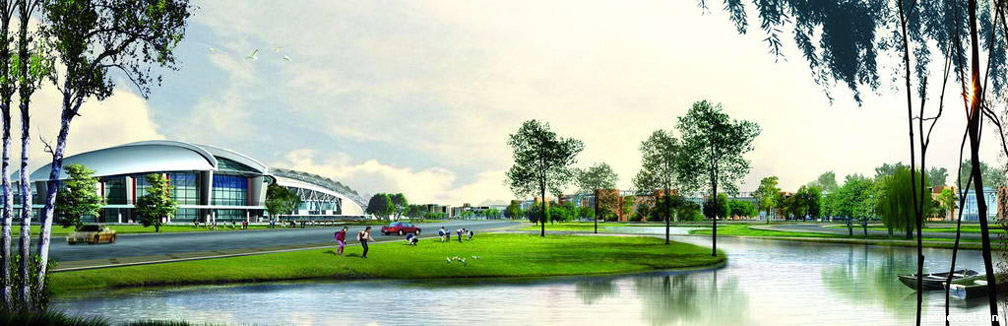 大学校园景观设计图片 大学校园景观设计图片