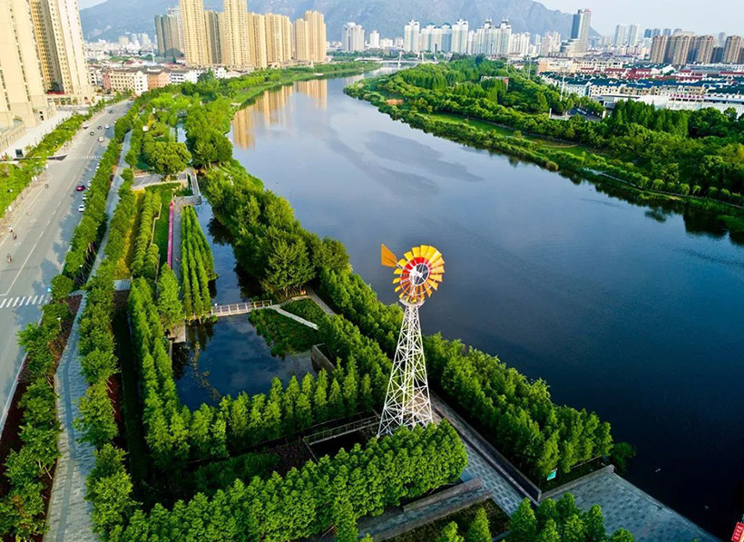 城市河道景观设计图片