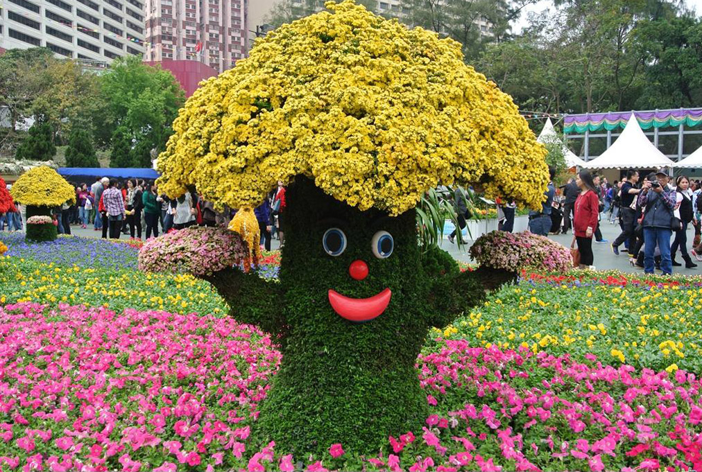 园林绿化设计中花卉植物造景