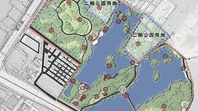 梅沙村湿地公园规划设计总平面图