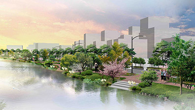 城市滨江驳岸景观设计改造策略