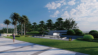 如何在工业区景观设计中体现生态优先的原则？